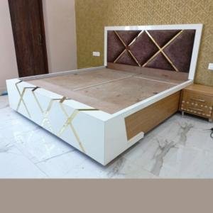 Modern Geometric Bed