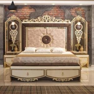 Royal Vintage Tufted Bed