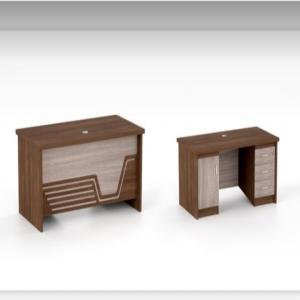 Modern Wooden Office Desk Set – Stylish & Functional